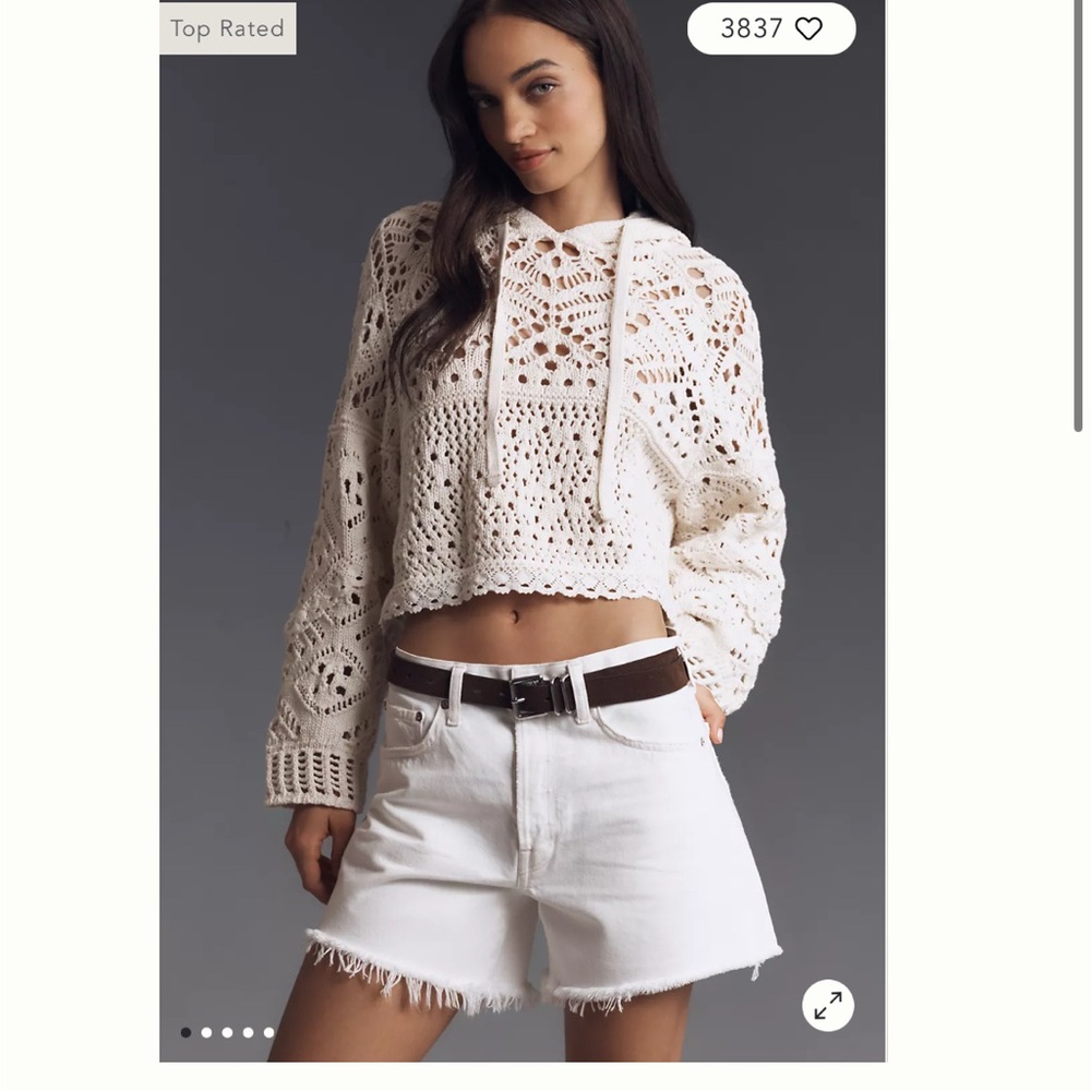 AGOLDE Parker Denim Long Shorts